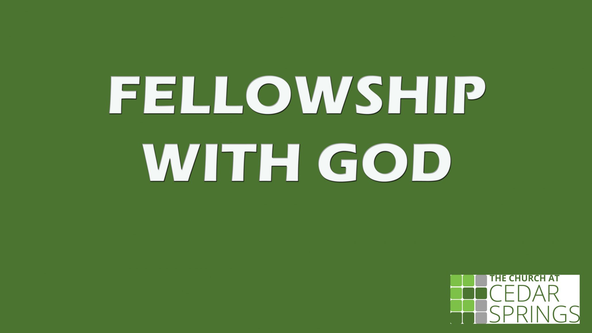 how-deep-is-your-fellowship-with-god